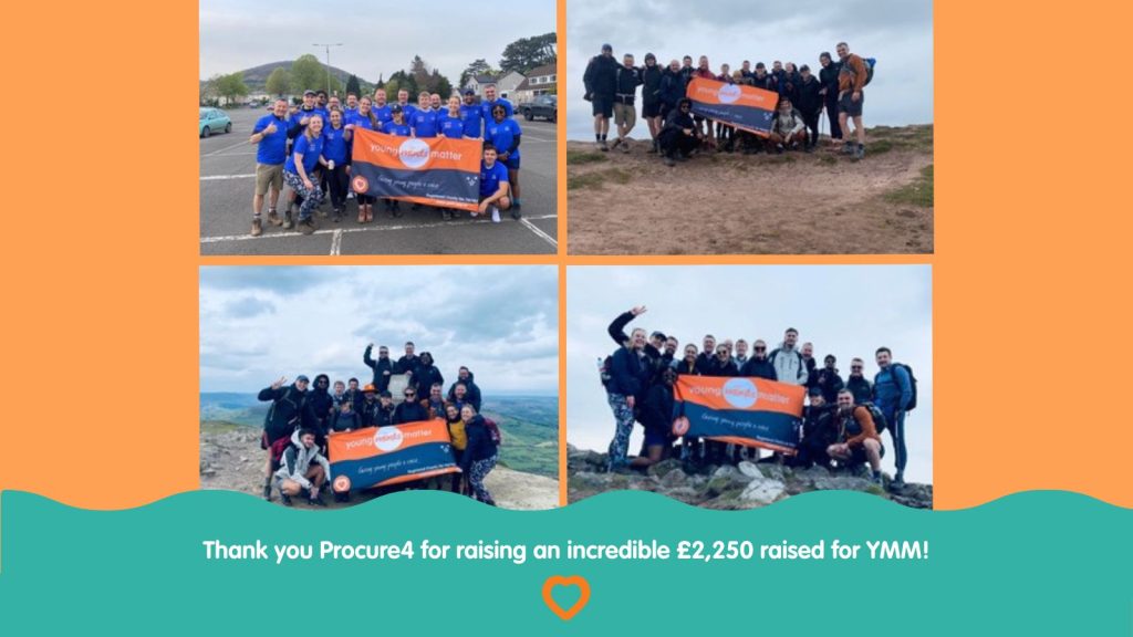 Well done to and thank you to Procure4 on raising £2250 for YMM