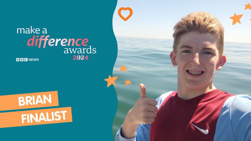 YMM fundraiser, Brian, makes it through to the finals for the BBC CWR Make a Difference Awards